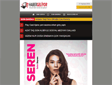 Tablet Screenshot of habergeliyor.net